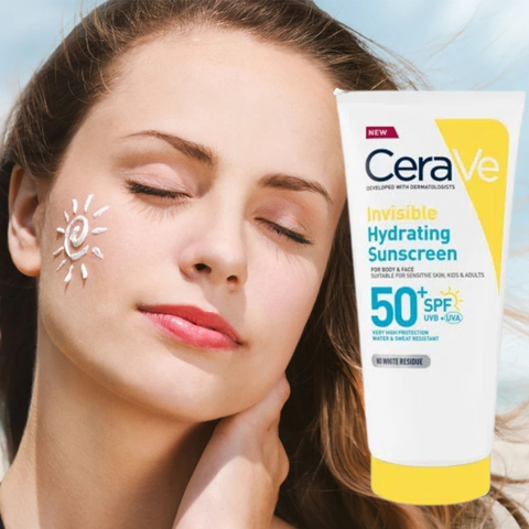 CeraVe Invisible Hydrating Sunscreen SPF 50+