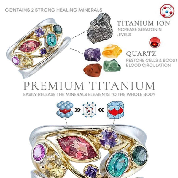 Harmony Wellness Crystal Ring