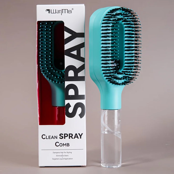 Spray Detangle Hydrating Brush 2-in-1